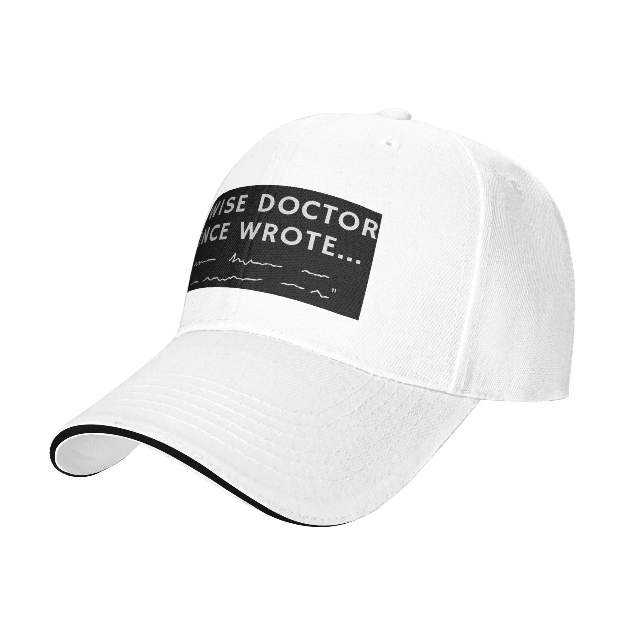 A Wise Doctor Once Wrote Cap Casual Baseball Caps Adjustable Hat Hip Hop Summer Unisex Baseball Hats Customizable Polychromatic