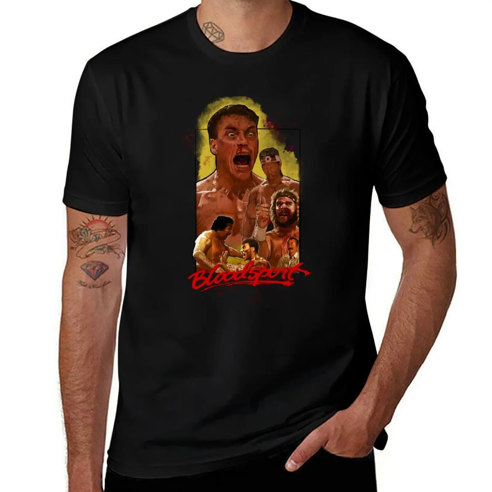 

BloodSport Art Design T-Shirt t shirts for man graphic funny t shirt man luxury T-Shirt