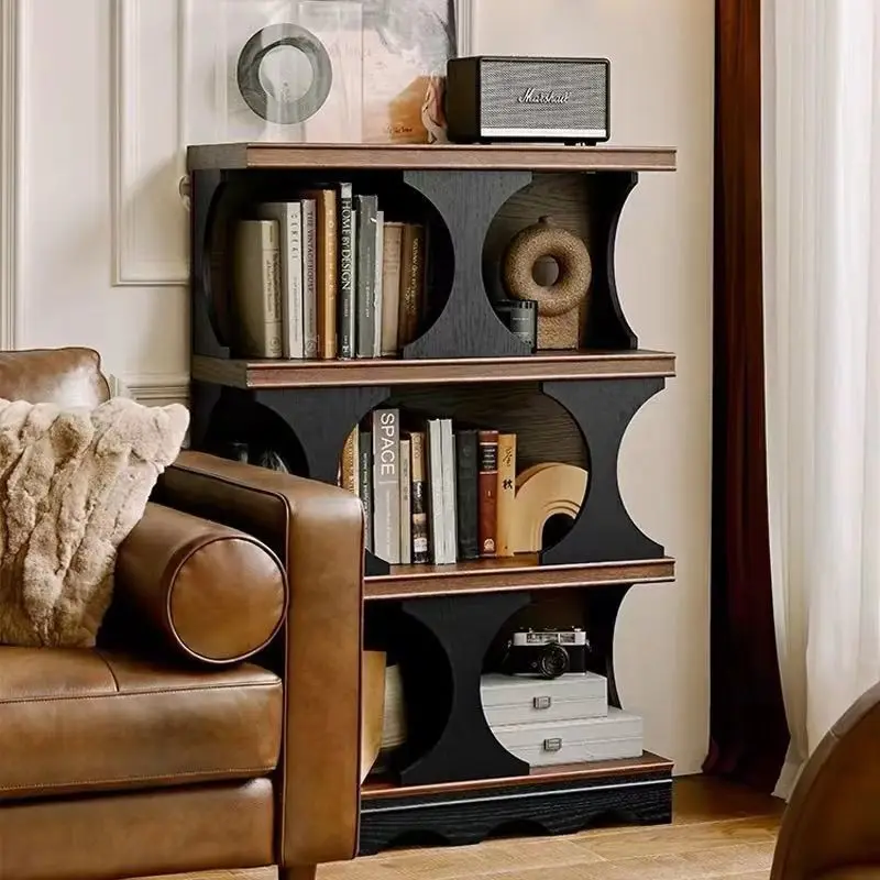 Bücherregal Mehrschichtiges Bücherregal Wohnzimmervitrine Eingang Zuhause Aufbewahrungsschrank Arbeitszimmer mehrschichtig