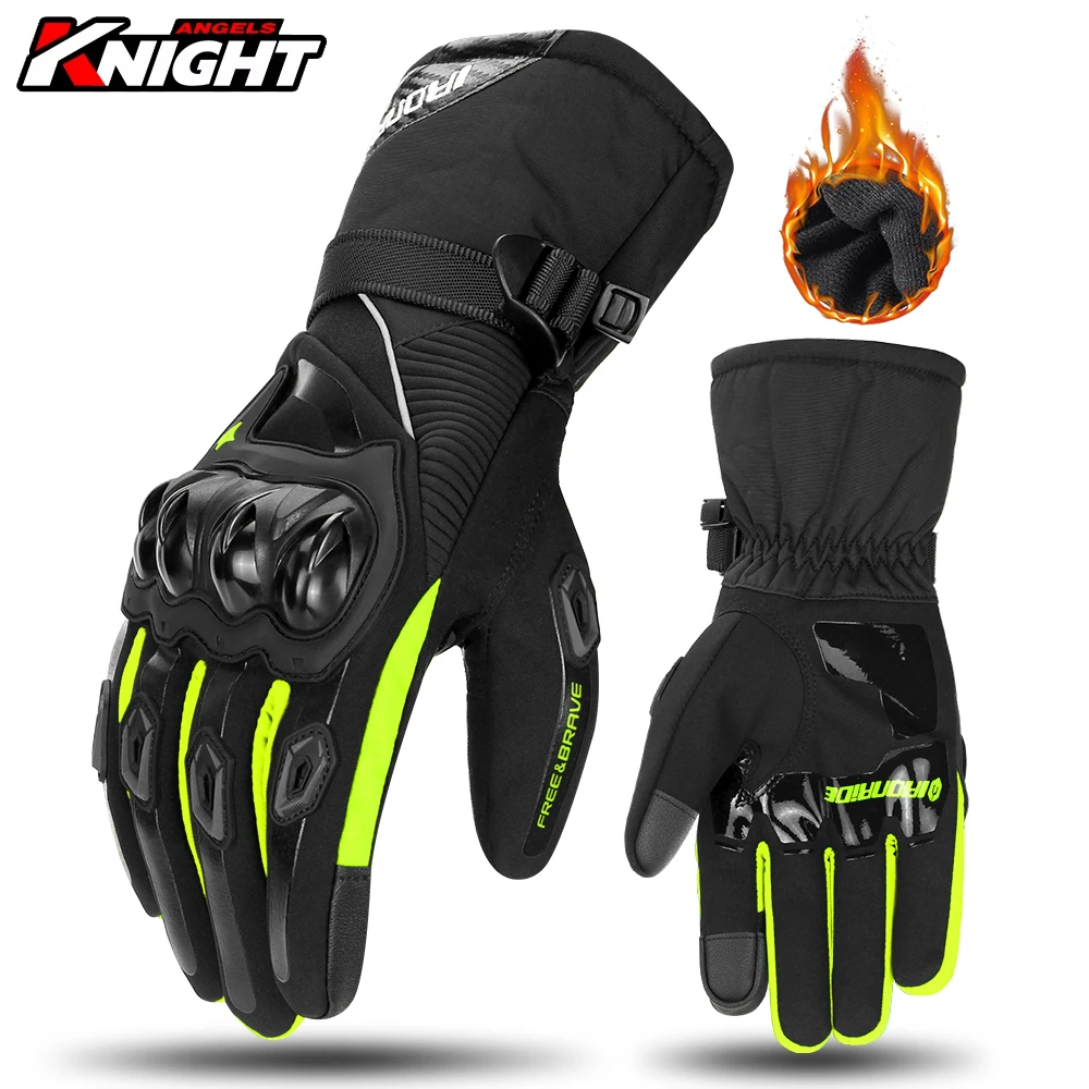 

Мотоциклетные перчатки с полным пальцем, ветрозащитные перчатки для езды на мотоцикле, водонепроницаемые зимние перчатки для мотокросса с сенсорным экраном