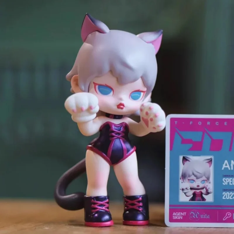 Tnt espaço cego caixa mistério da nova equipe de ataque especial primeira geração bonito boneca série zrease dora ornamento brinquedos presentes