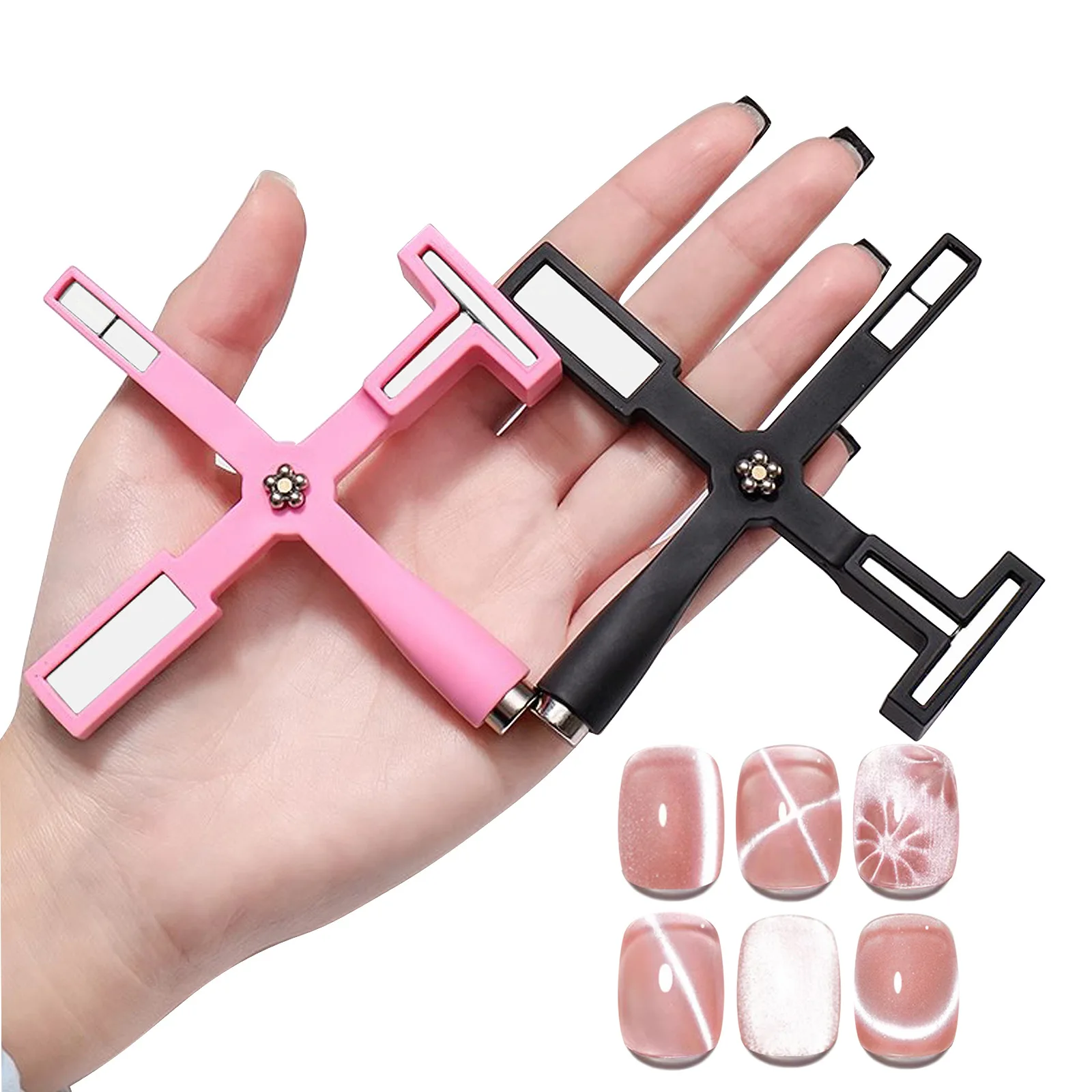 

5 In 1 Multi Function Diy Tool Designed Easily Manipulate Cat Eye Art Nail Magnet Silicone Cat Eyes Magnet Nails Multi Function