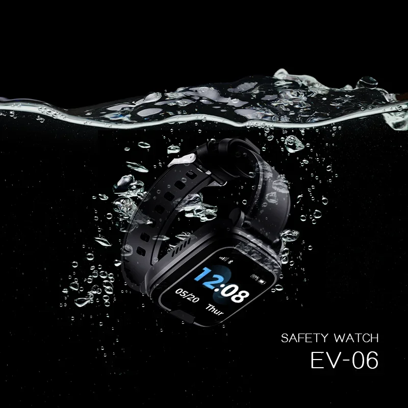 EV06 Personal Emergency PERS Instant Emergency Help Fall Detection Cellular 4G LTE Smartwatch