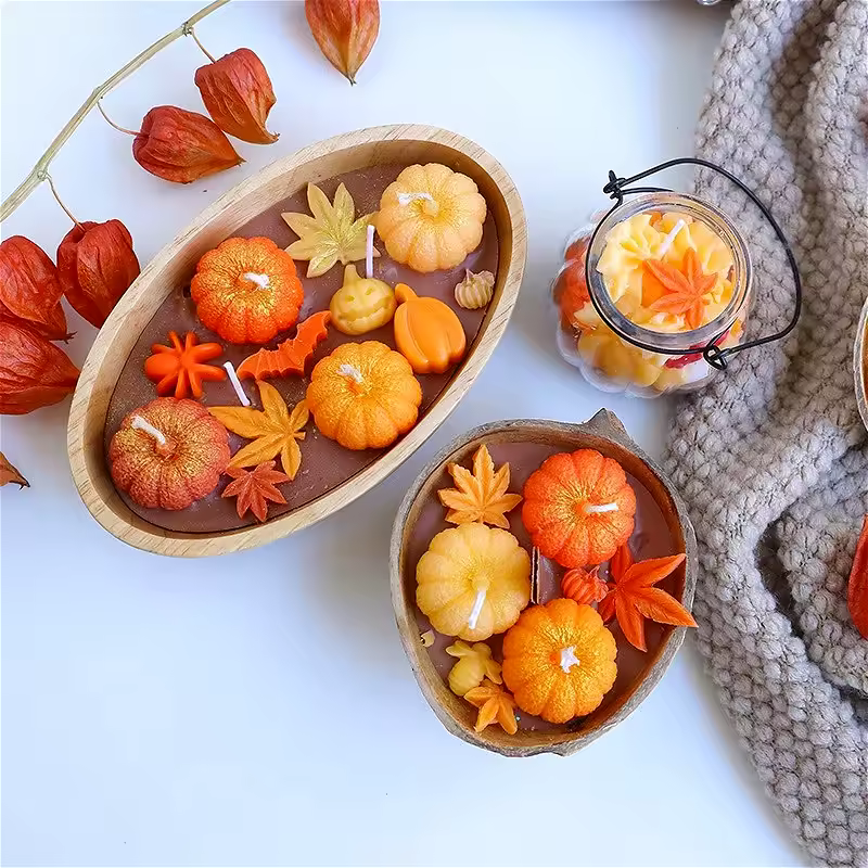 Handmade Pumpkin Spice Aromatherapy Candle
