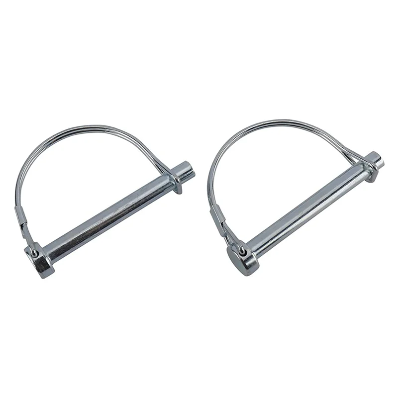 

【Limited Time Offer】30Pcs Wire Lock Pin, 5/16 Inch Shaft Locking Pin Hitch Pin With Round Arch Wire Retainer For Farm Trailers L