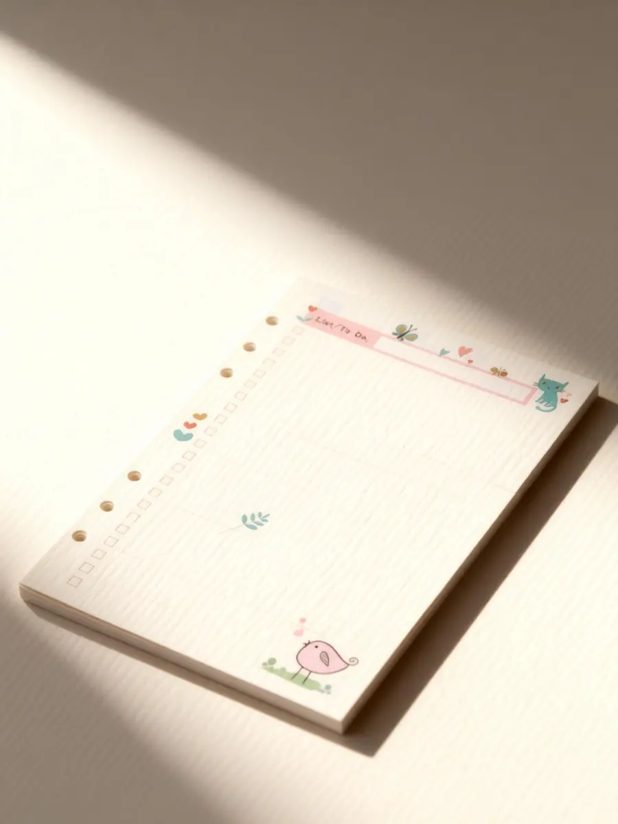 1Pcs A5 Filler Paper Refills 6 Holes Compatible with Spiral Bound Traveler Notebook Planner Notepad Office School Use Colorful