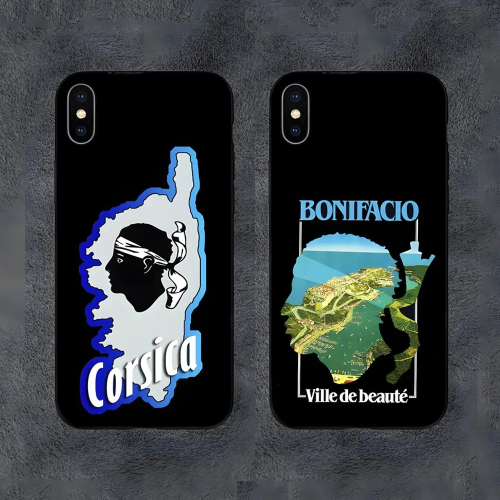 

Corse Corsica Phone Case For Samsung S25,S24,S22,S23,S30,Ultra,S20,S30,Plus,S21 Fe,10,9,5G Silicone Cover