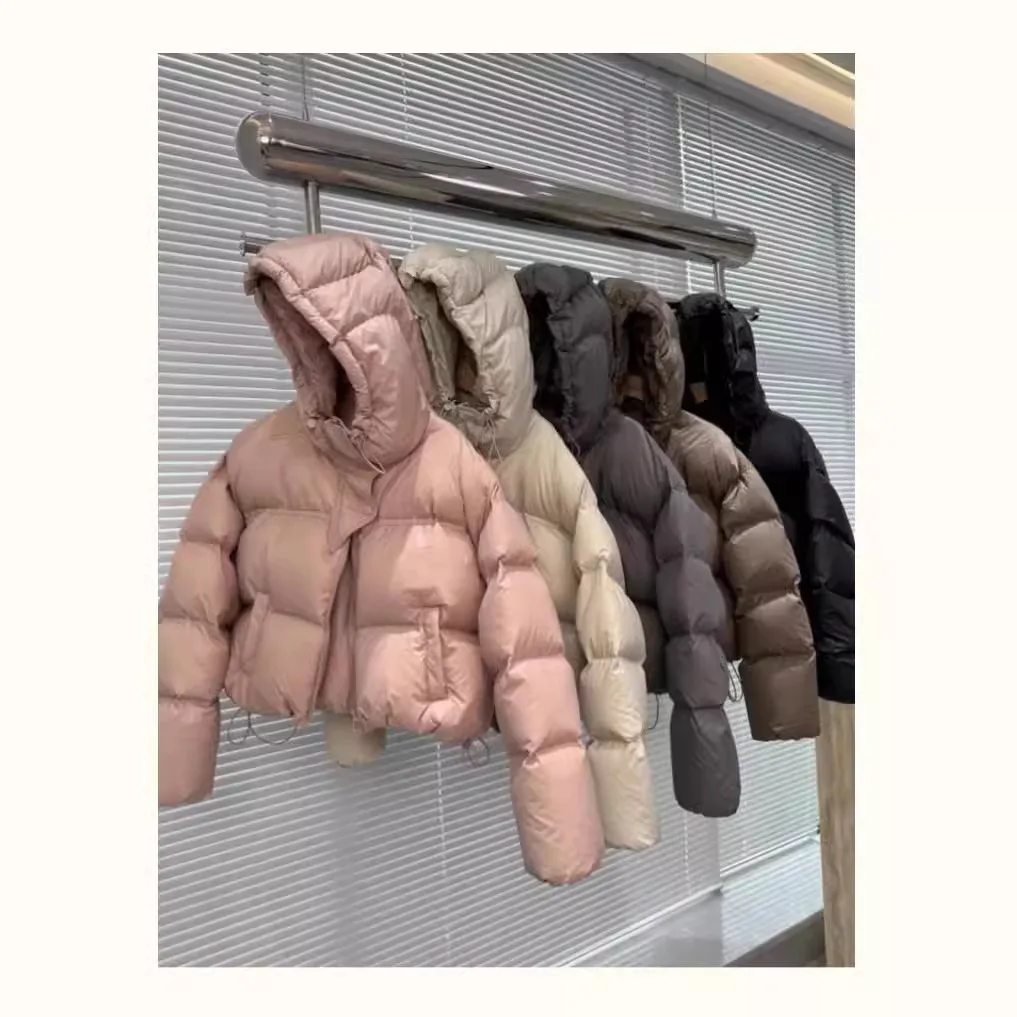 Autumn Winter Casual Parkas Women Fashion Women White Duck Down Jacket with Hood Warm Over Size Thick Short Outwear Female Coat