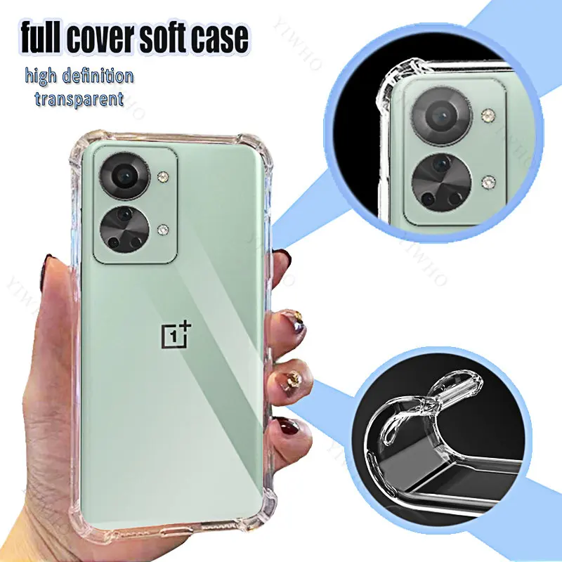 Phone Soft Case for Oneplus Nord 2T TPU Transparent for OnePlus Nord2T 6.43