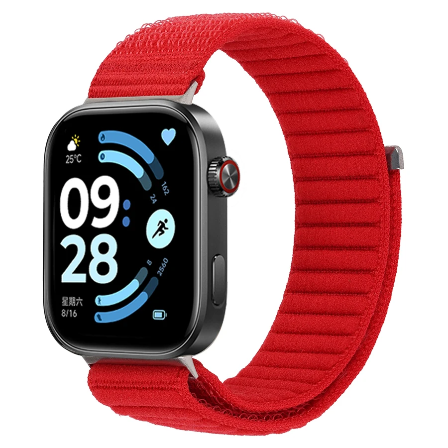 Nylon Loop Band voor Redmi Watch 4 5 6 Bandje Verstelbare Sport Vervangende Correa Armband voor Xiaomi Mi Band 10/9/8 Pro Bandje