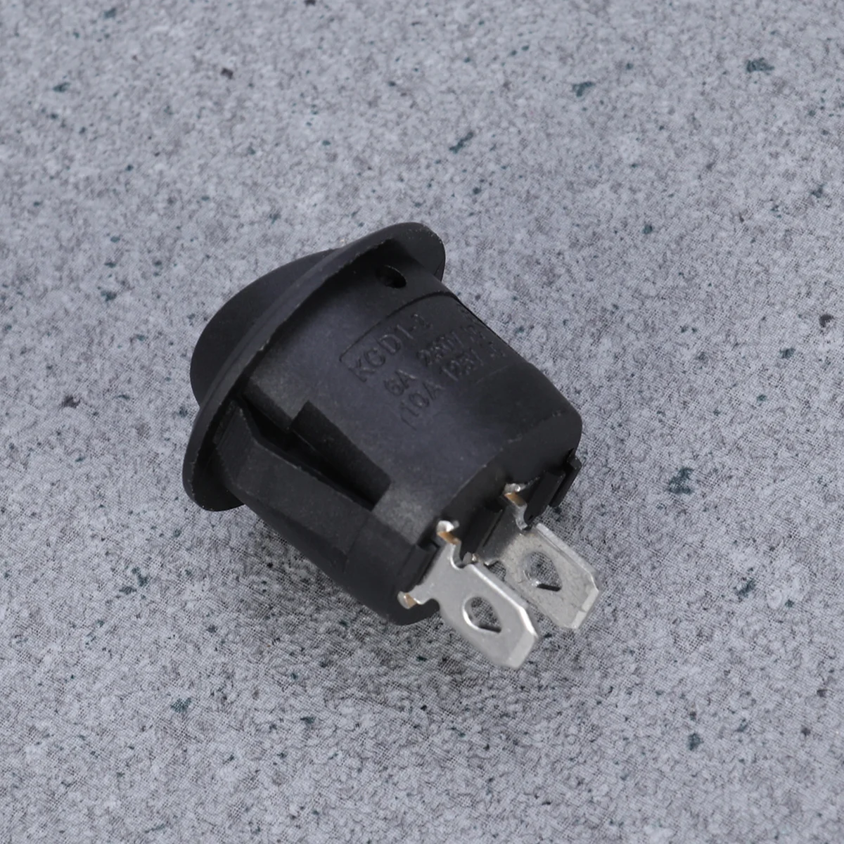 

10Pcs Round Rocker Boat Switch 2-Pin Snap in on Off Latching Electrical 6A 250V Car Dashboard Panel Replacement