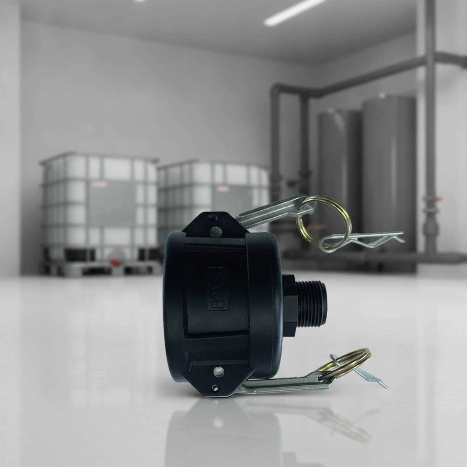 IBC Tote Adapter with Quick-Connect Leak-Proof IBC Tote Hose Adapter Watertight Heavy-Duty for Liquid Transfer
