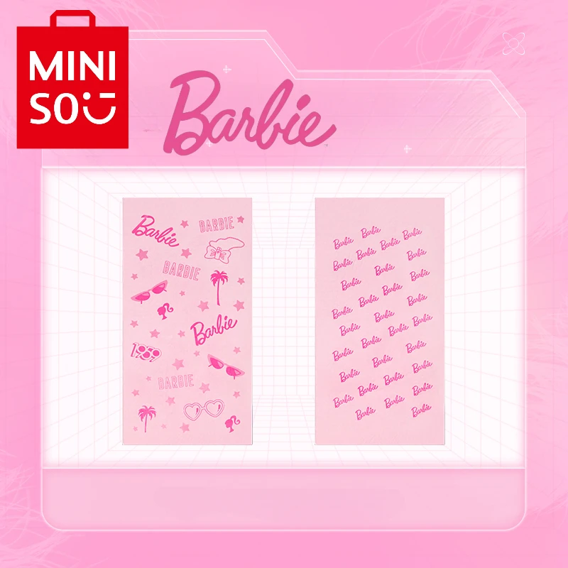 Miniso Barbie Series Ultra Fine Fiber Bath Towel 150*80Cm Cute Soft Absorbent Bath Washcloth Bathroom Supplies Household Set