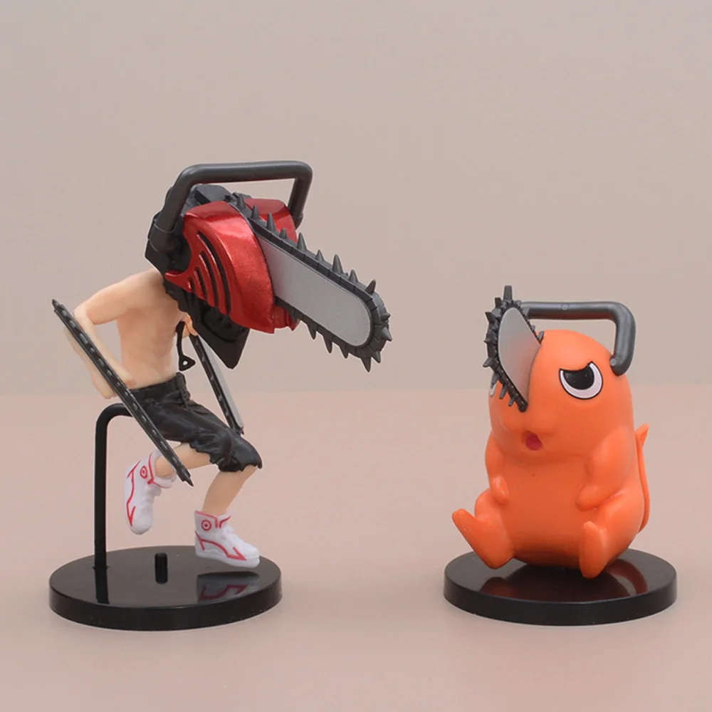 3pcs/set Fujimoto Tatsuki Chainsaw Man Denji Pochita Hot Comic Anime Cute Figure Model Toys Gift