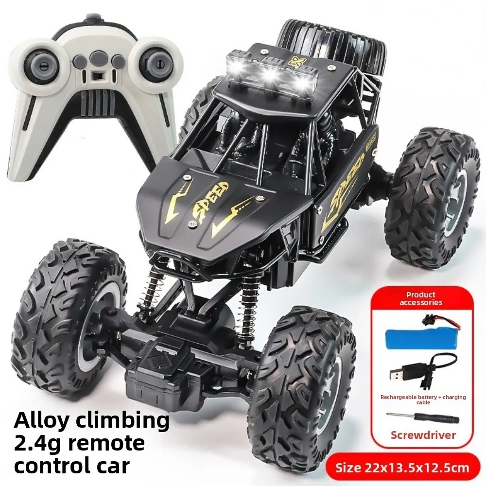 

New 1:20 Alloy RC Crawler Car 4WD Spray and Lighting RC Buggy Car High Speed Durable Off Road Vehicle Holiday Gifts