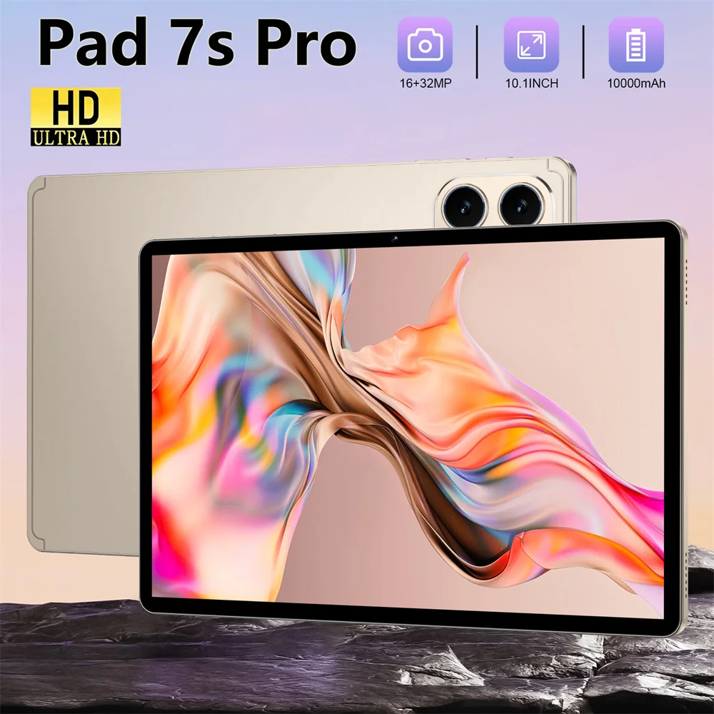 

2025 Global Version Pad 7s Pro 5G Dual Sim 10000mAh WIFI Tablets Original 10.1inch Android 15 Cheap Tab PC For Children's Kids