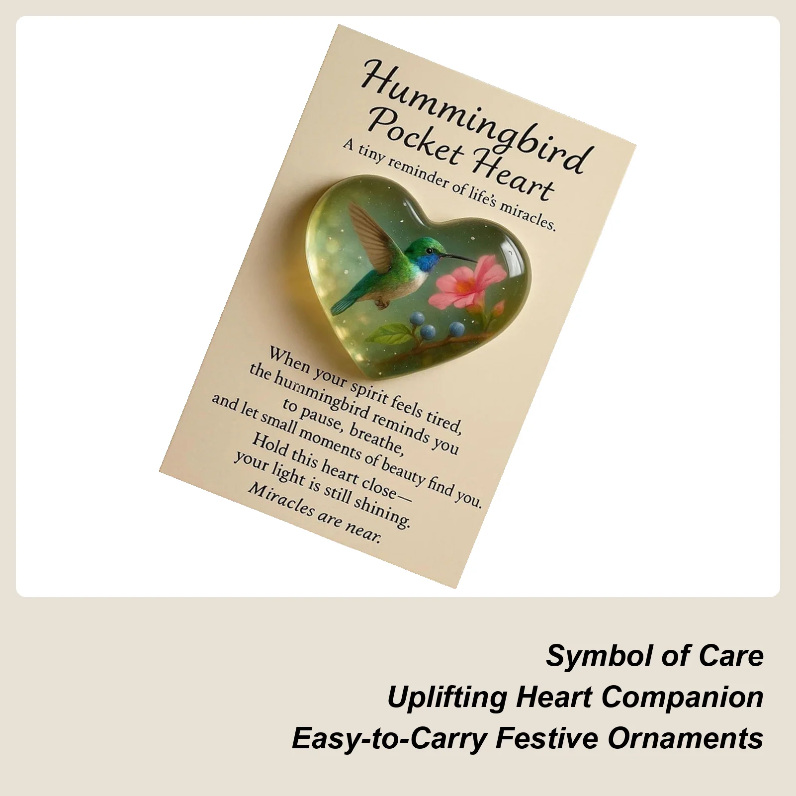 Friendship Ornaments For Women Heart Shape Acrylic Portable Keepsake Lightweight Friendship Ornaments For Birthday Tree Easter