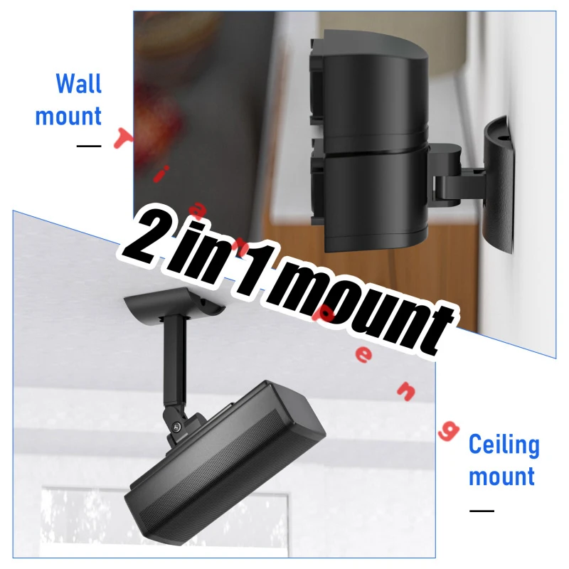 

Brand New Adjustable Wall Mount Bracket for bose Companion 5 C5 Computer Speakers