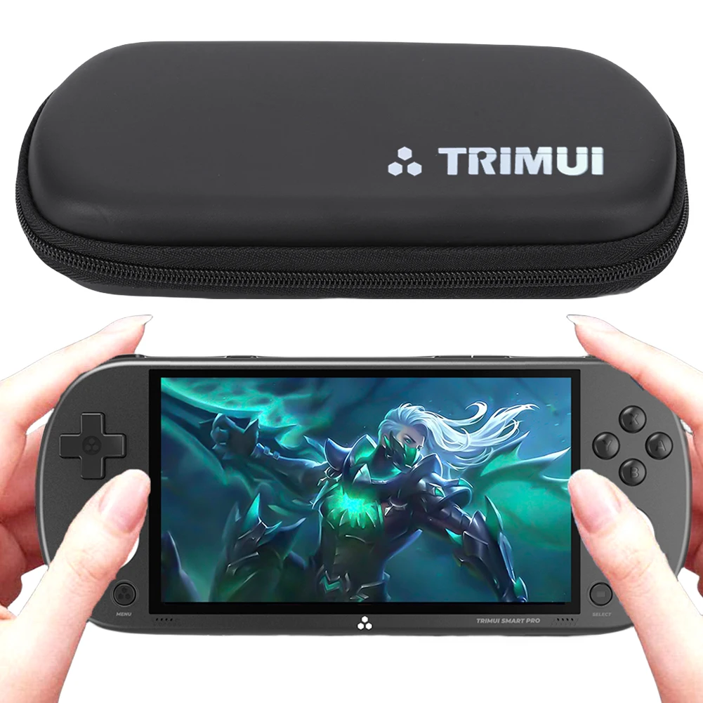 EVA Hardshell Case Anti-scratch Hard Carrying Case Shockproof Video Game Console Storage Case for Trimui Smart Pro Handheld Game