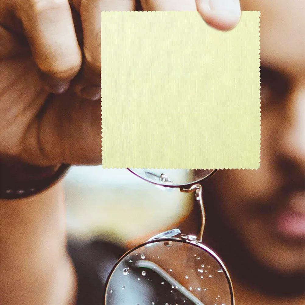 

50Pcs Eyeglass Cleaning Cloth Microfiber Reusable Wipes for Lenses Jewelry Electronics Screens Phones Universal Cleaning Cloth