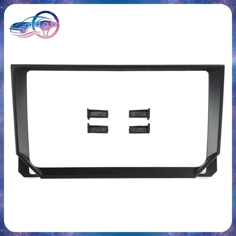 9 Inch Android Car Navigation Panel Frame Dash Bezel for SEAT Ibiza Car Stereo GPS Radio Dashboard Trim Decor Replacement Parts