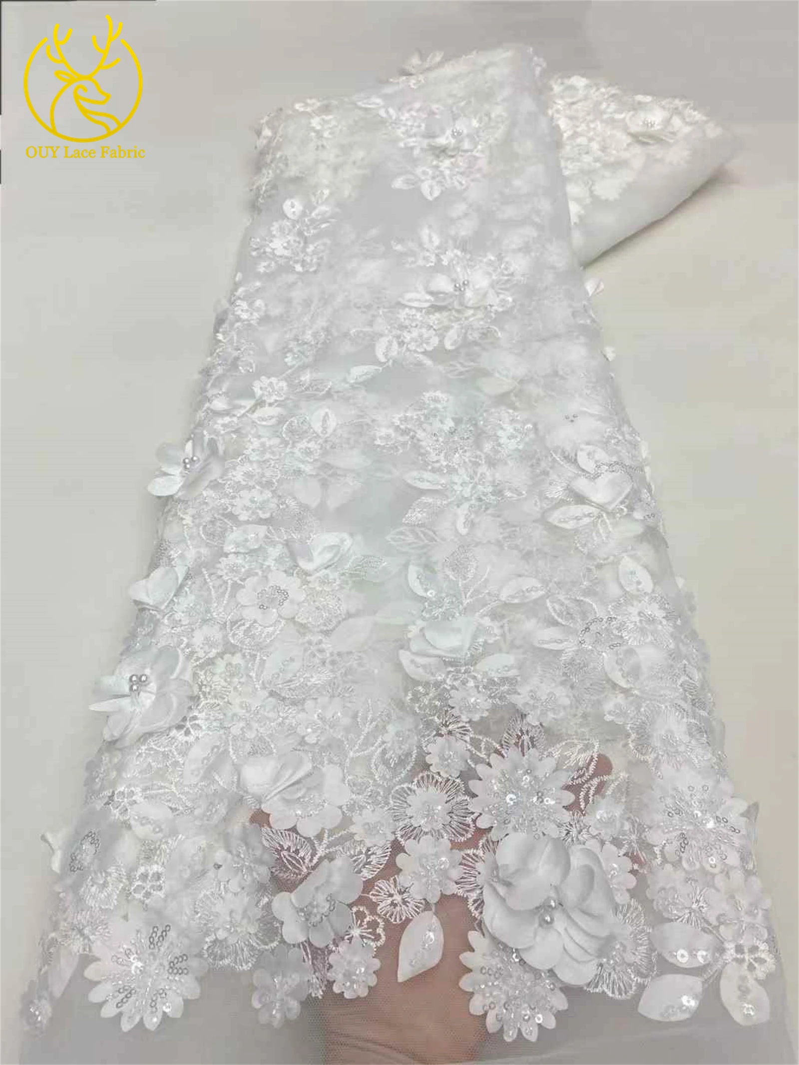 فرنسا ثلاثية الأبعاد التطريز زين أقمشة الدانتيل الأفريقي مطرز الترتر أقمشة الدانتيل 2025 رائجة البيع نيجيريا تول أقمشة الدانتيل فساتين