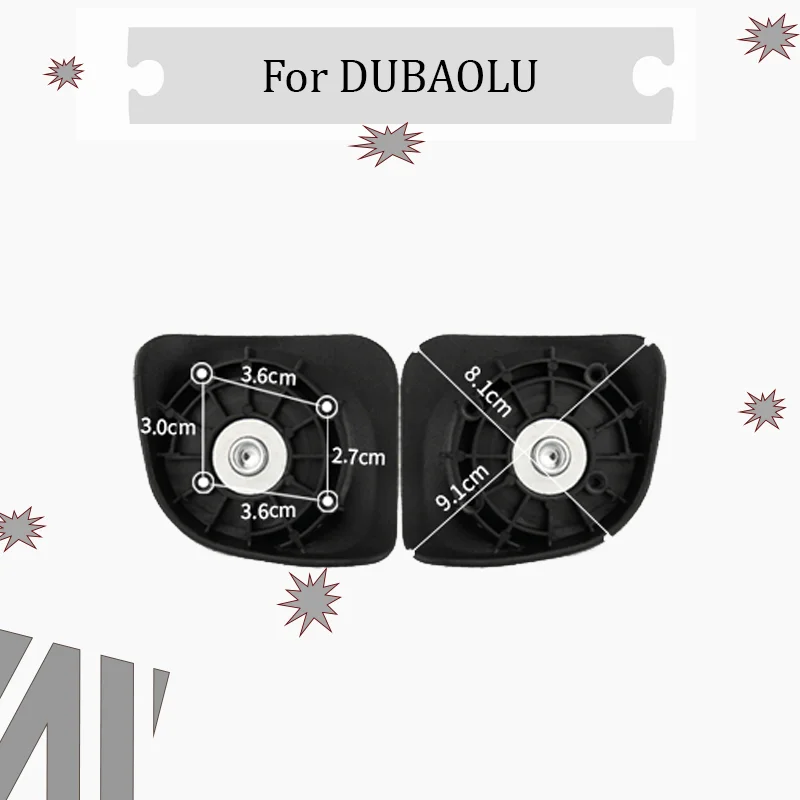 

For DUBAOLU W075 Luggage Wheel Repair Kit - Silent Replacement Wheels, Heavy-Duty 360° Swivel Wheels Suitable For Most Luggage