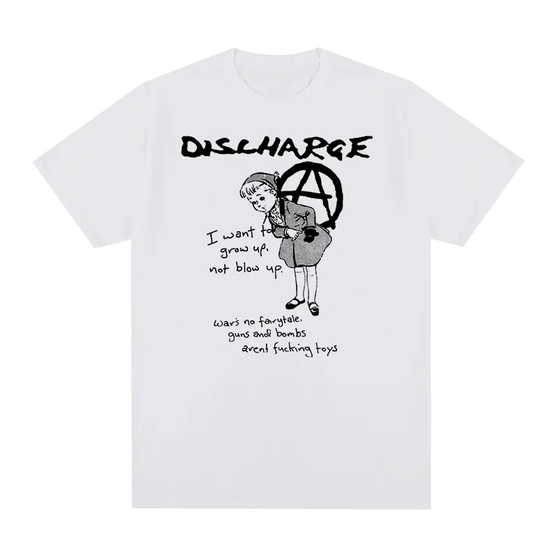 DISCHARGE Vintage T-shirt d-beat crust punk NEW broken bones varukers crass Cotton Men T shirt New Tee Tshirt Womens Tops