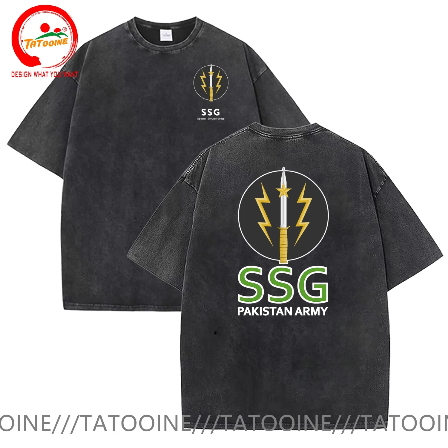 Pakistan Army Special Service Group SSG T Shirt Men Fashion Trendy Casual Clothing Stylish Tops Tee Shirt Leisure Tshirt
