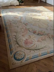 Handmade Modern Brief Fashion Flower Carpet - Living Room Coffee Table Sofa Window Doormat - Decorative Floor Mat