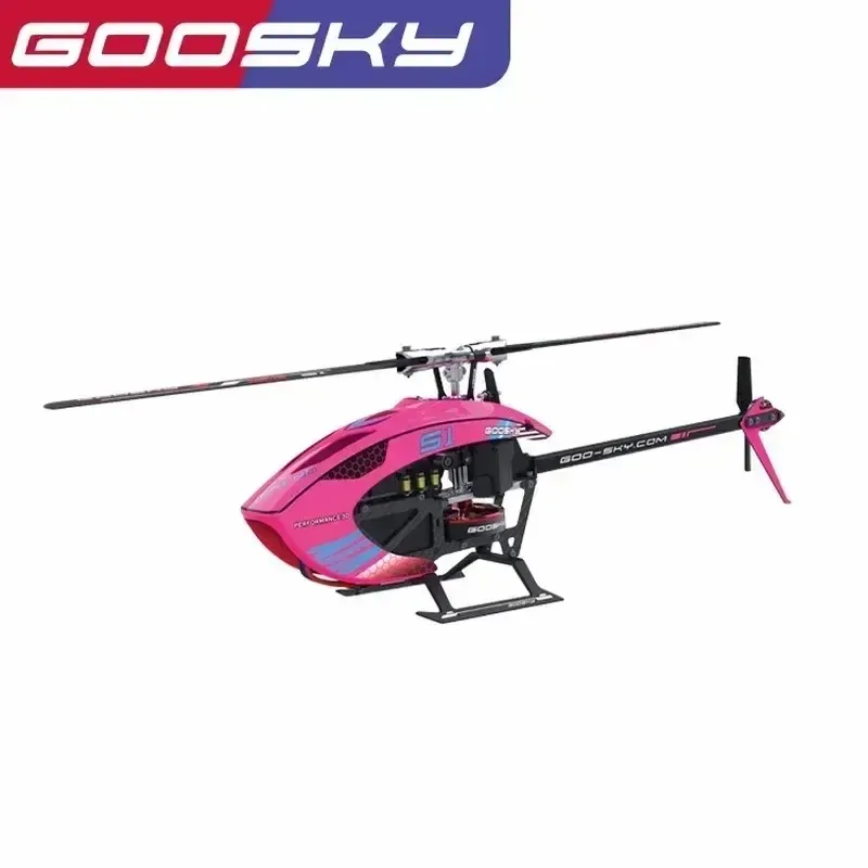 Hot Rc Goosky S1 Bnf/Rtf 6ch 3d Stunt Double Brushless Motor Direct Drive Motor Flybarless Direct-Drive Rc Helicopter Toy Gift