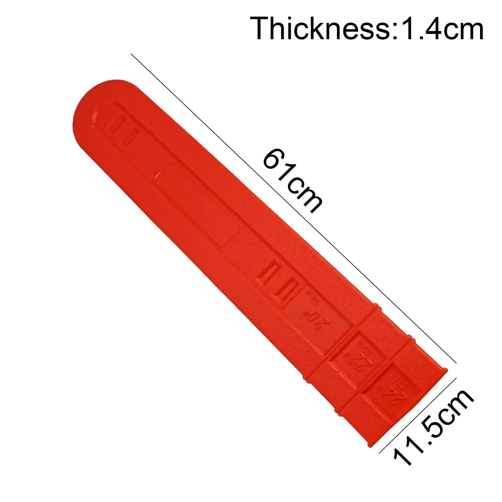 Couvercle de protection pour barre de tronçonneuse, 22 à 24 pouces, 22 à 24 pouces, protection 24 pouces × 4,52 pouces, fourniture de réparation et de remplacement