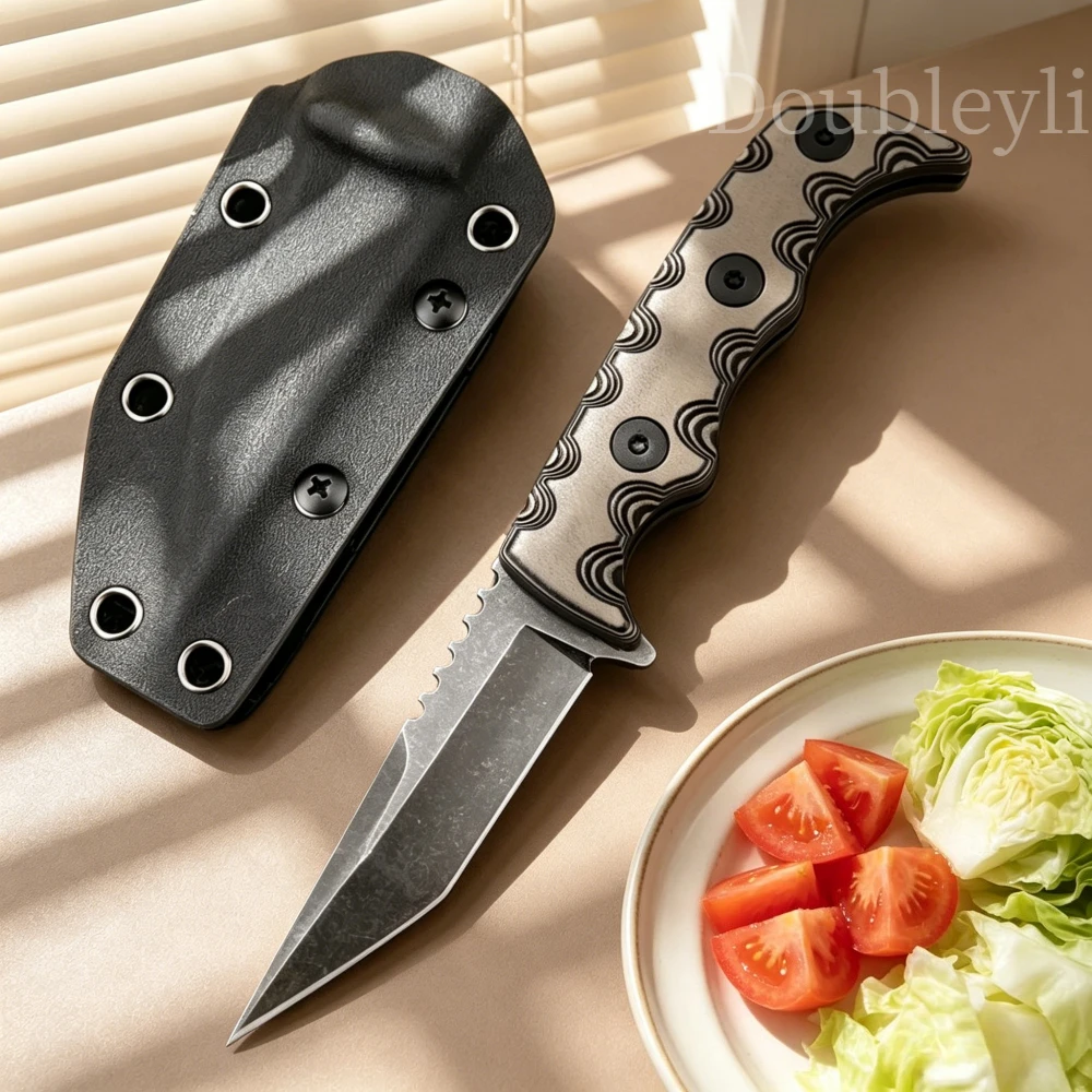 キッチンナイフ-肉切りナイフ-フルーツナイフ-多機能開封実用ツール-edc-アウトドアツール-tkell-007-ストレートナイフ