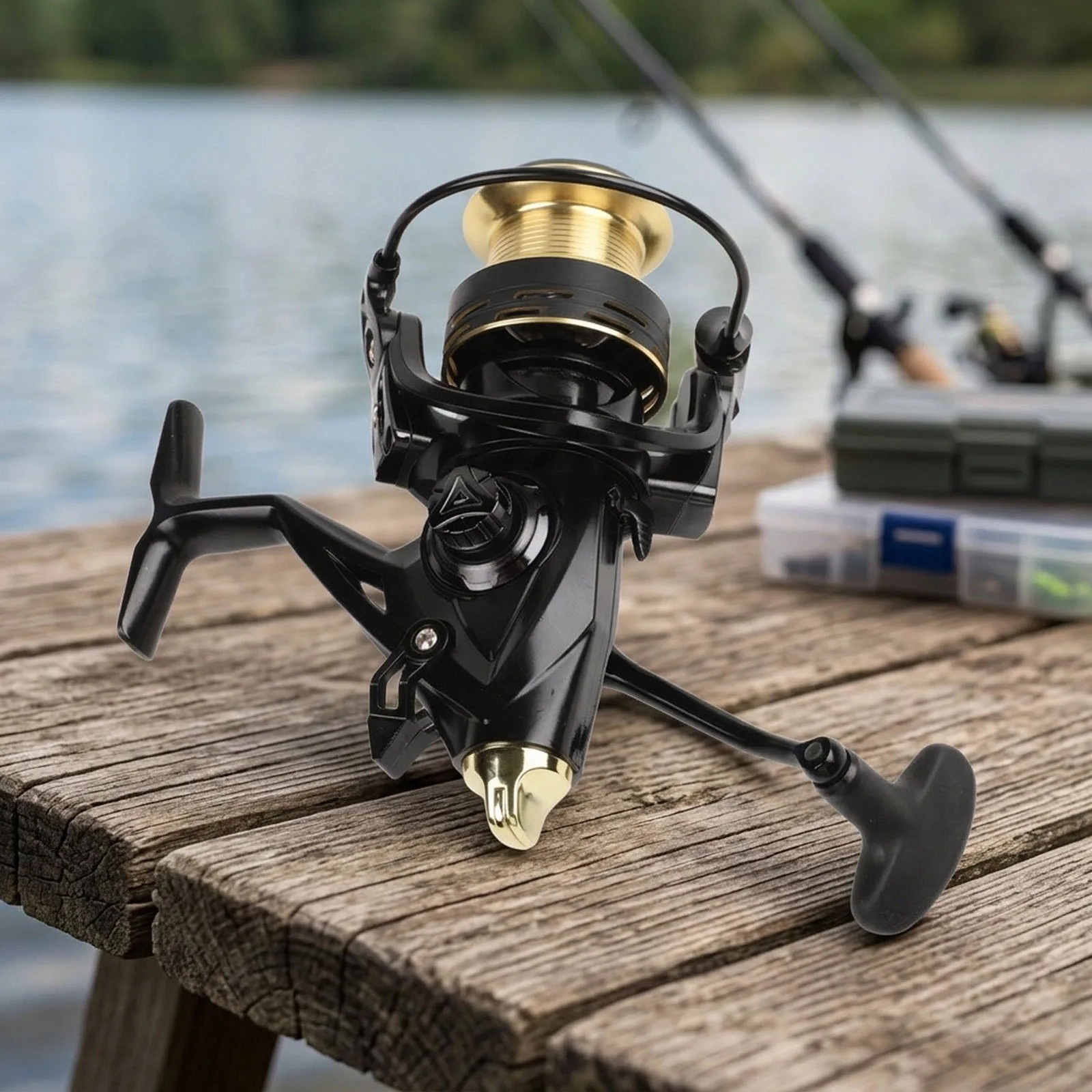 Optimized Reel with Balanced Gear Ratios and Reinforced Braking for Consistent Performance in Fast-Flowing Rivers