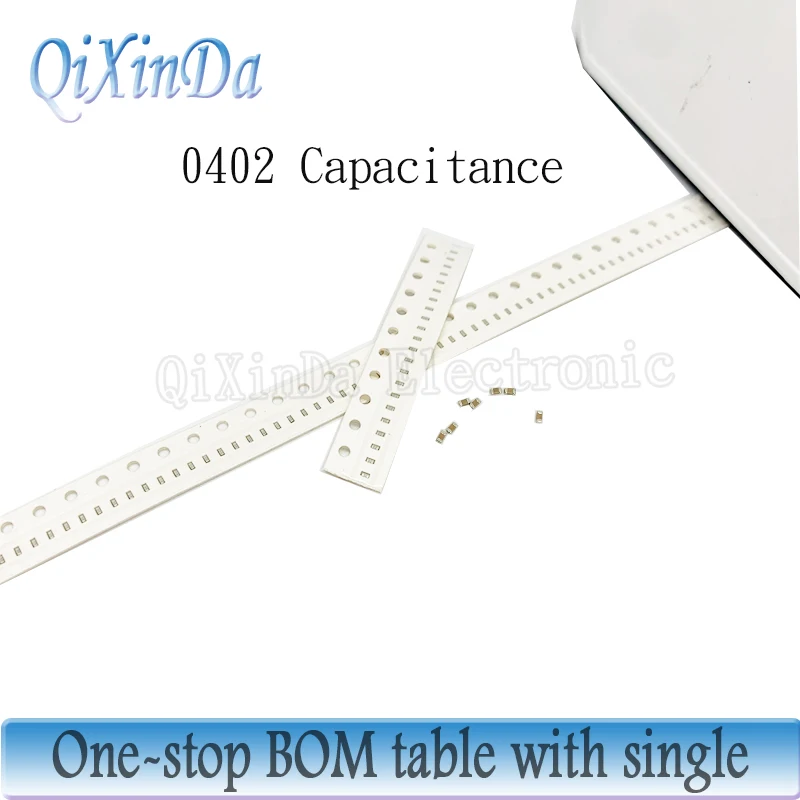 200pcs 0402 SMD Chip Multilayer Ceramic Capacitor 0.5pF - 10uF 10pF 100pF 1nF 10nF 15nF 100nF 220nf 0.1uF 1uF 2.2uF 4.7uF