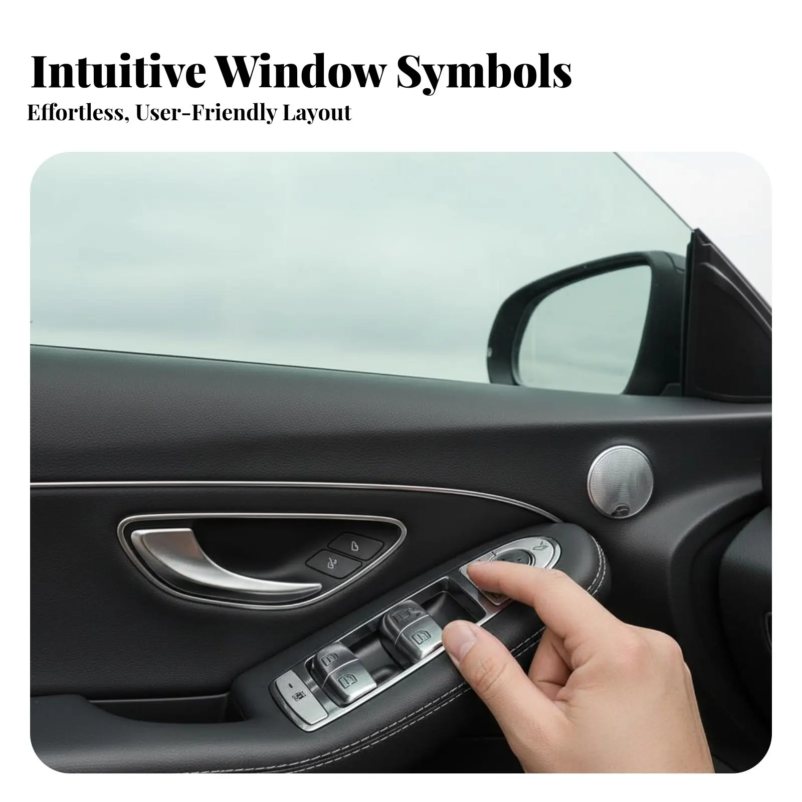 

Накладка на кнопку стеклоподъемника: Простая установка, износостойкая, долговечная