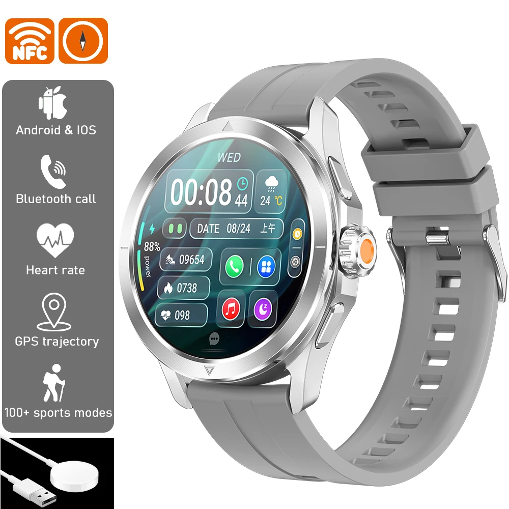 2025 New S4 Ultra For Xiaomi Smart Watch GPS Bluetooth Call Blood pressure Health watch Heart Rate Waterproof Sport Smart watch