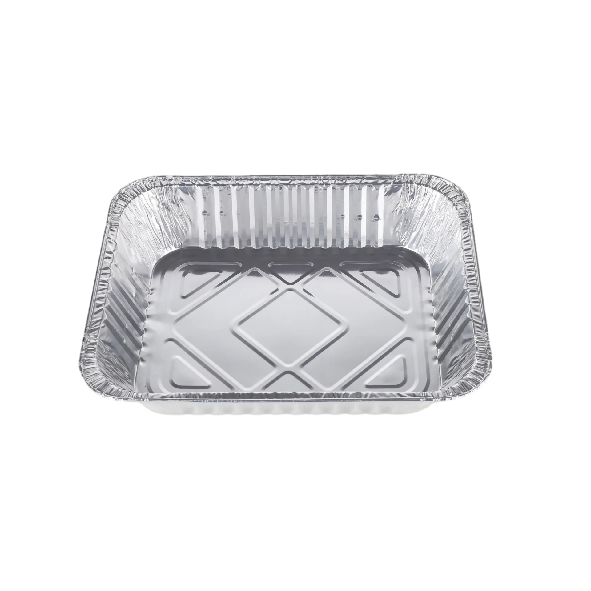 25 sets of 3500ml Chinese style tin foil baking boxes, disposable air fryer baking pans, aluminum foil takeaway barbecue boxes