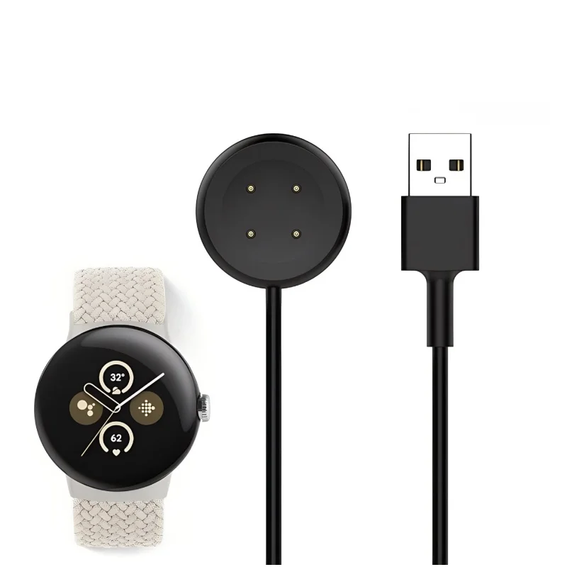 Faster Charger Cable for Google Pixel Watch 2 watch2 Smartwatch Charging Dock USB-A Type-C Interface Accessories