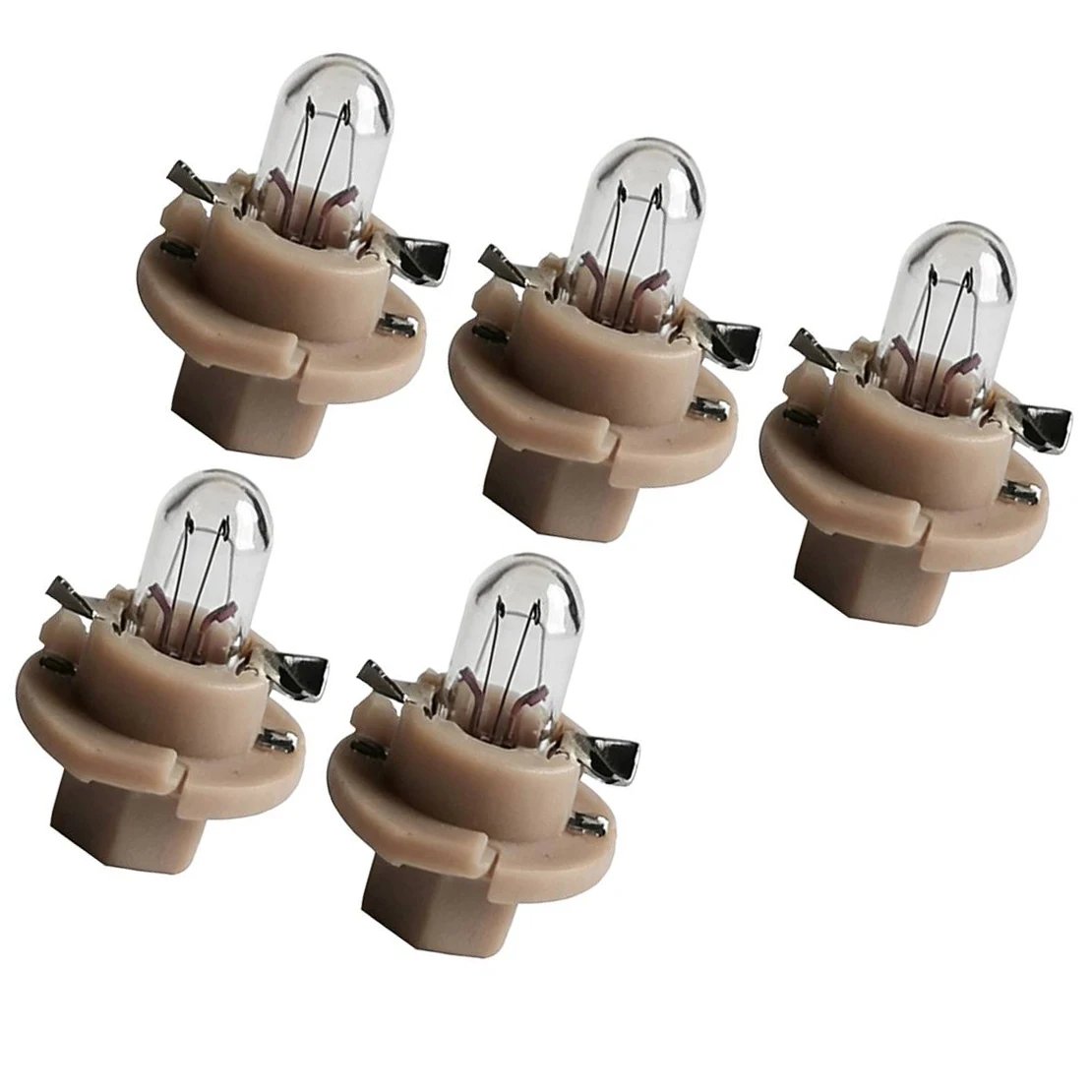 10pcs Car 12V 1.5W BX8.4d Miniture Lamps Auto Meter Light Halogen Bulbs Universal