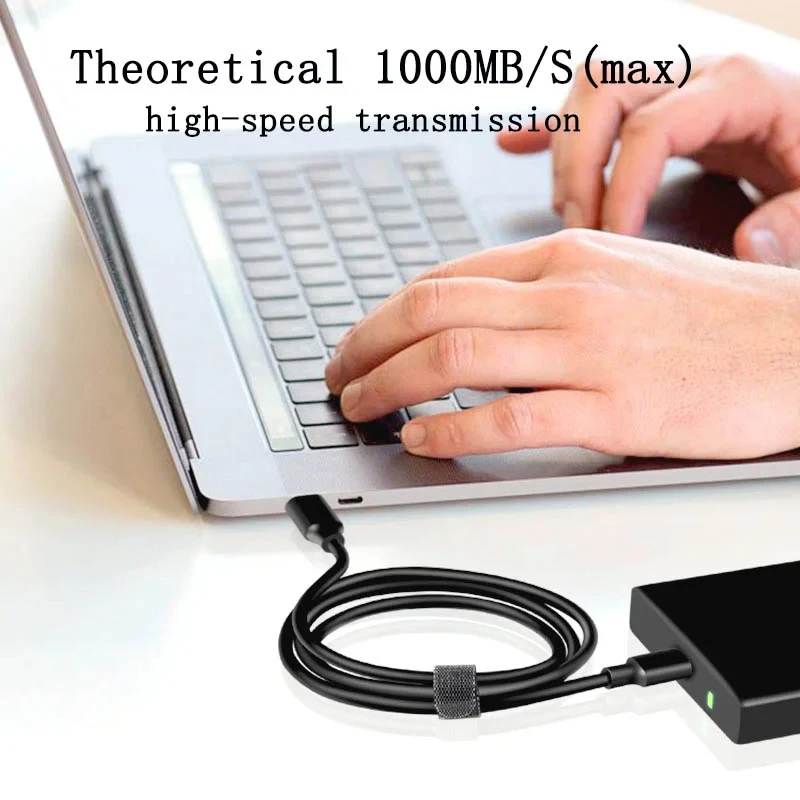Cable USB C a USB Tipo C 3.1 Gen2 10Gbps Thunderbolt 3 4K@60Hz PD100W 5A Carga Rápida para MacBook Pro Steam Deck Samsung 3