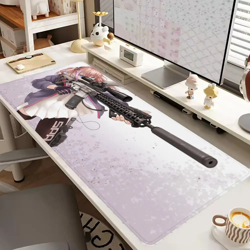 

Hot selling HD HK416 Girls Frontline super large gaming mouse pad large size LockEdge thickened computer keyboard desk mat
