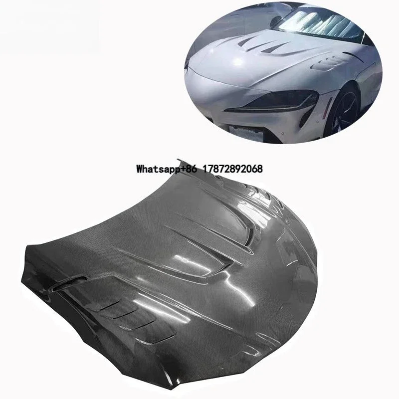 

Carbon Fiber Hood for Gr Supra A90 A91 Mk5 VA Style Bonnet Engine Cover with Included Screws Car Accessories