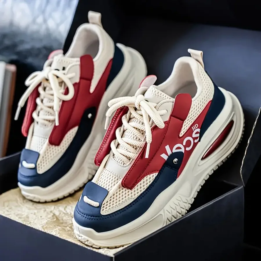 

Men's Mesh Paneled Casual Sports Shoes