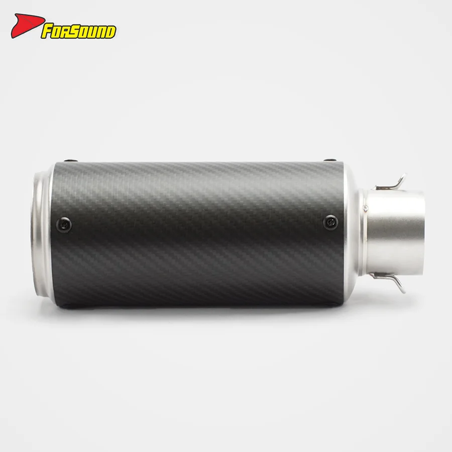 Forsound Factory Wholesale: Motorcycle Exhaust System — Stainless Steel Short Muffler Tailpipe (51mm Inlet)