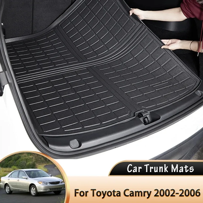 

for Toyota Camry Altis XV30 2002~2006 2005 Car Trunk Mats Boot Cargo Liner Tray Rear Trunk Luggage Floor Carpet Pad Accessories