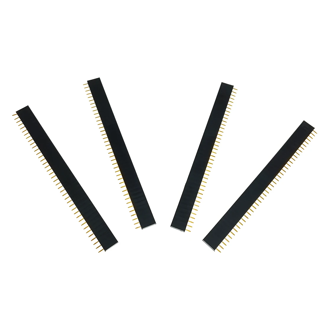 10X Single Row Seat Female 1*40PIN 2mm Pitch Vertical Pin Needle Base Socket Wholesale