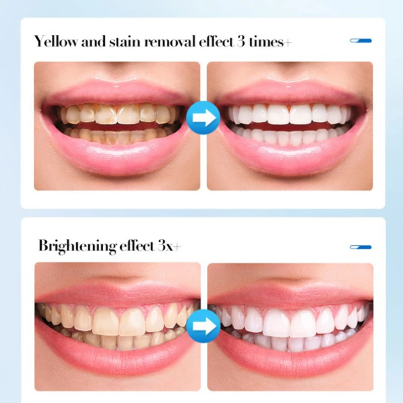 Whitening Toothpaste Powder Brightens Teeth Remove Yellow Spots Clean Coffee Stains Freshen Breath Oral Dental Care Tools New