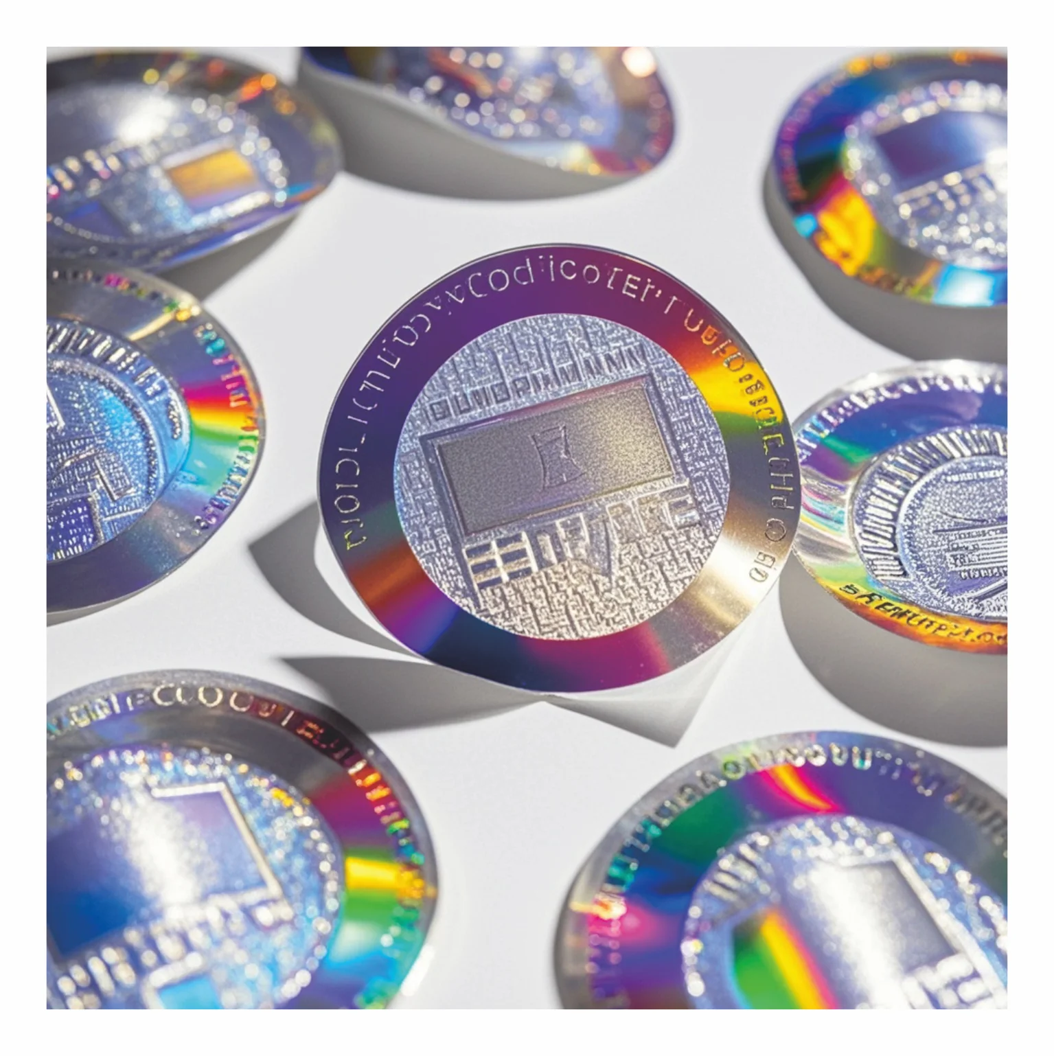 Professional Hologram Sticker Die Cut In Roll Package Security Hologram Sticker Made In China