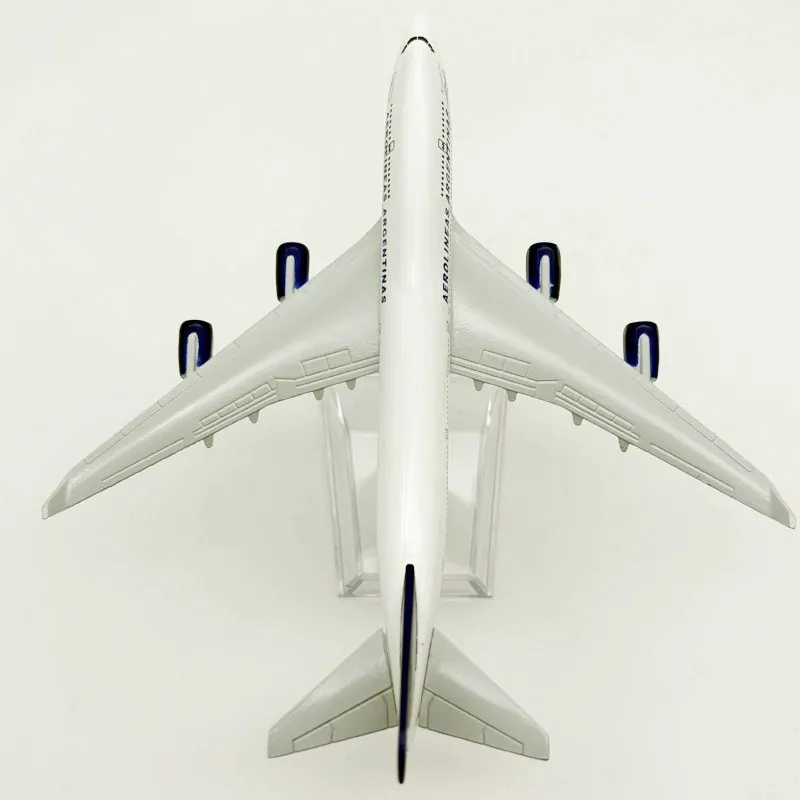Sammlung B747 16 cm argentinische Airways 1/400 Maßstab Metalllegierung Flugzeug Flugzeug mit Fahrwerk Druckguss Flugzeug Modell Display